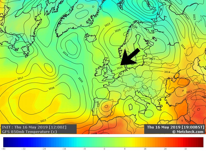 Metcheckcom United Kingdom Forecast Weather Charts 10 Day