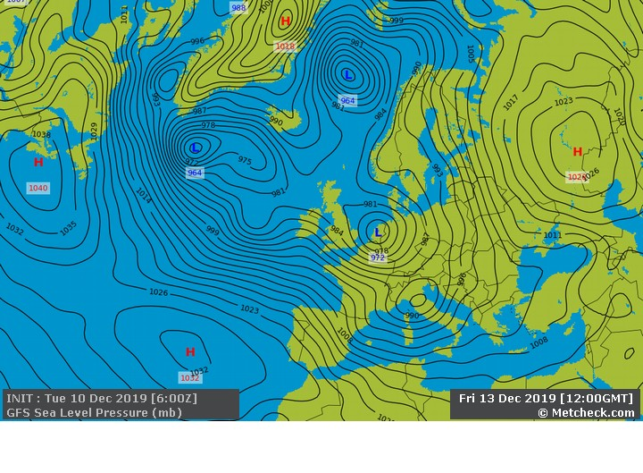 Mid Atlantic Pressure Charts