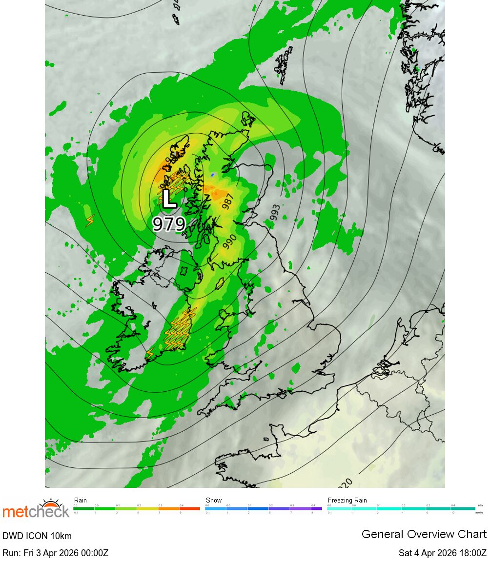 Metcheck.com - Regional Model UKMO UKV Model Pressure & Rainfall Charts ...