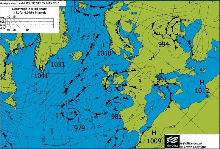 Synoptic Chart Uk